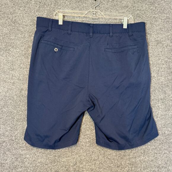 Under Armour Shorts Mens 42 Blue Golf Performance Stretch Chino Shorts Casual - Picture 7 of 8